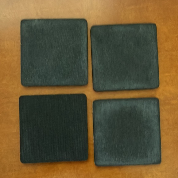 VINTAGE ROBERT RODENBURGER 3.5” SQUARE FOAM COASTERS FEATURING “POPPY GARDEN” - Picture 6 of 12